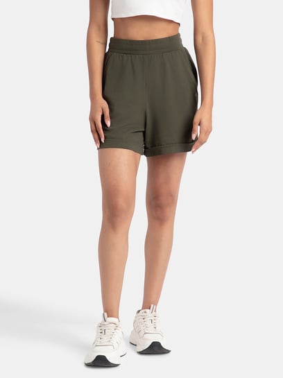 Buy Jockey Olive Shorts for Women's Online @ Tata CLiQ