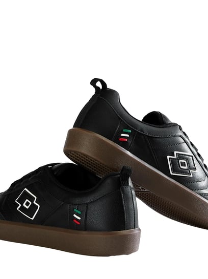Buy Lotto Men's Brasil Select Urbano Black Sneakers at Best Price