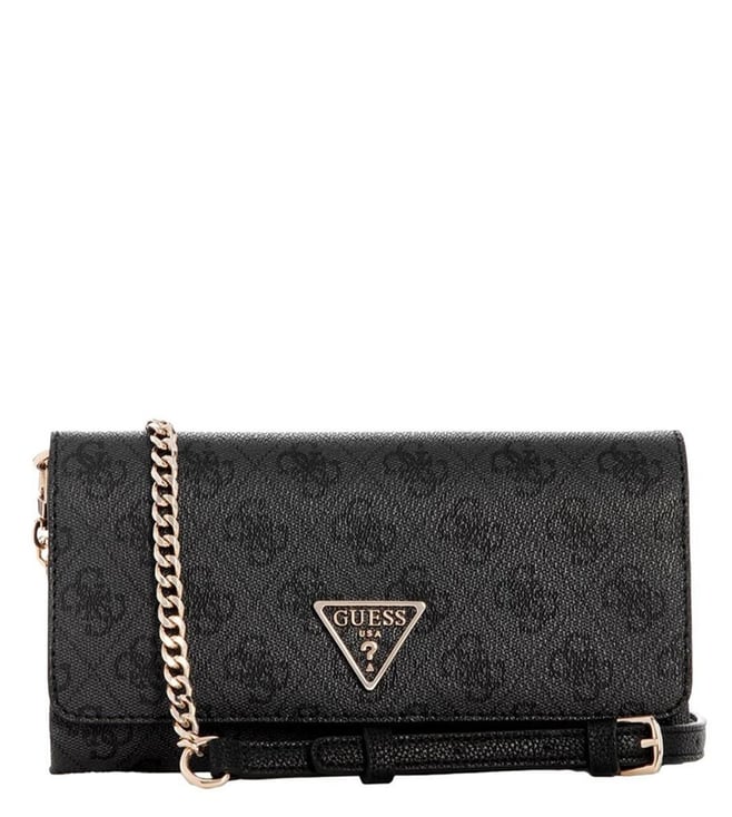 Guess Black Logo Cross Body Bag