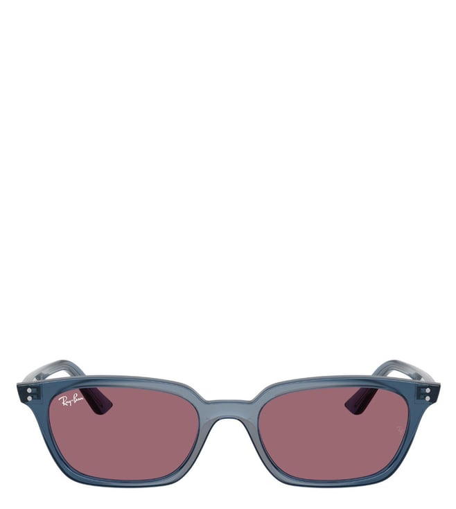 Buy Ray-Ban Purple Unisex Sunglasses 0RB445668121A50 Online @ Tata