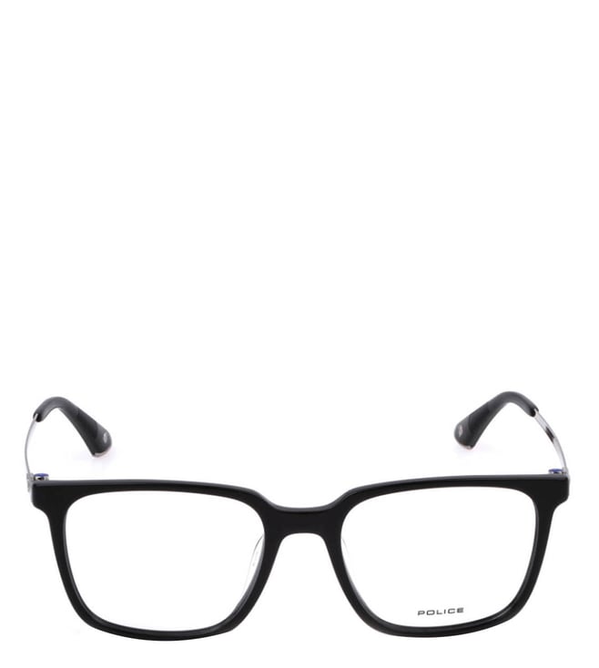 Police Black Square Eye Frames for Men VPLP15K52700FR