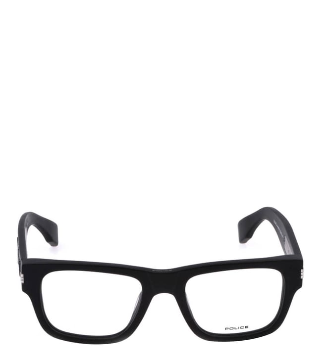 Police Black Wayfarer Eye Frames for Men VPLP19K52703FR