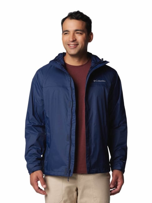 2000'S Columbia Nylon Blouson, Men's Size M Nylon navy blue type Vintage Second Hand