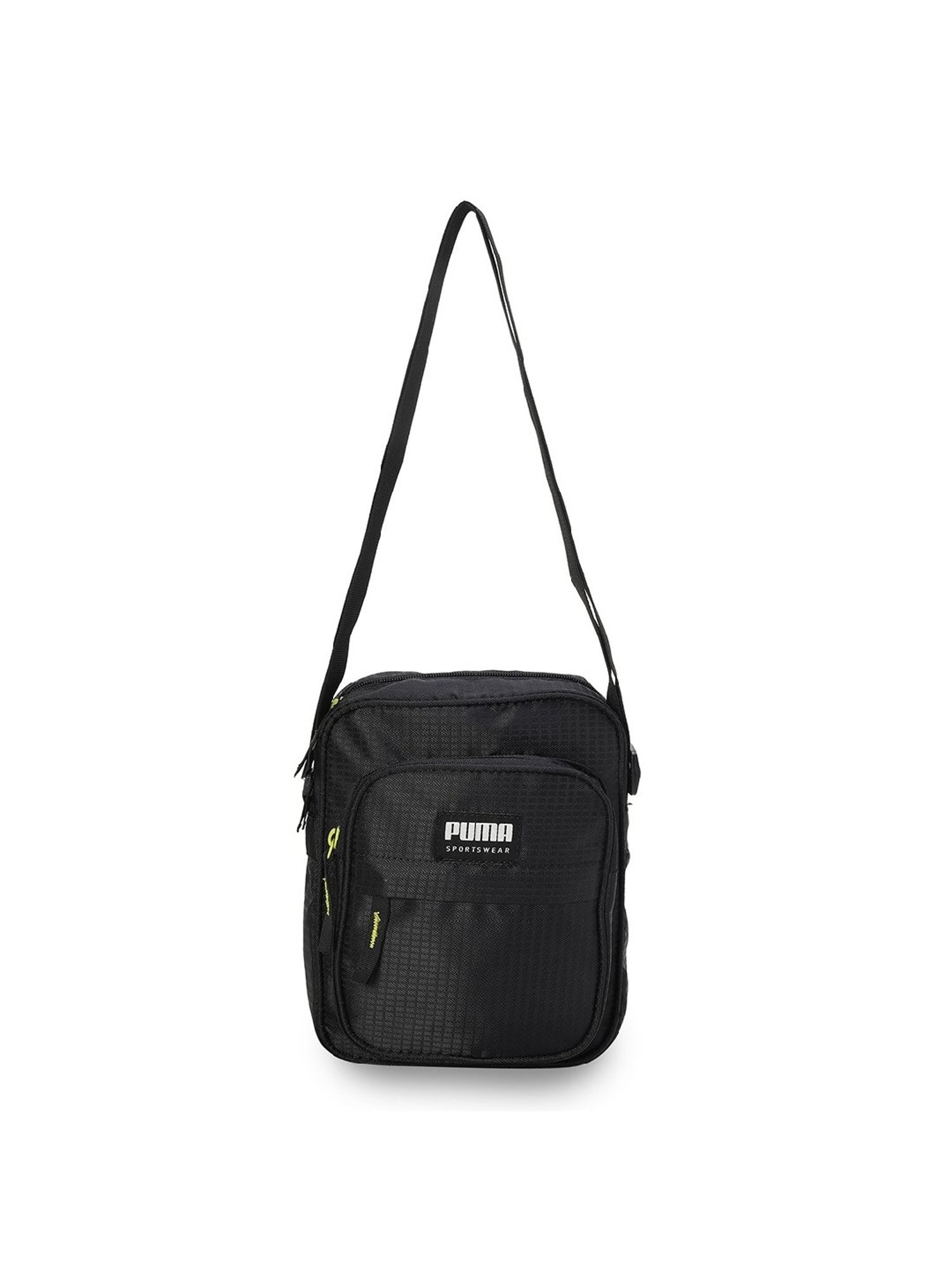 Buy Puma Black Checked Cross Body Bag Online @ Tata CLiQ