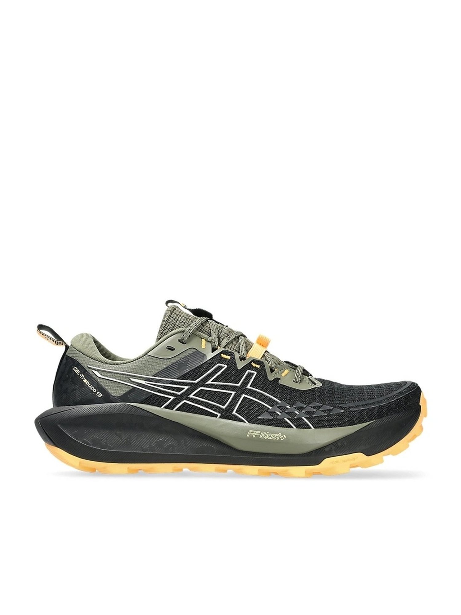 Buy Asics Men's GEL-Trabuco 13 Black & Cream Running Shoes at Best