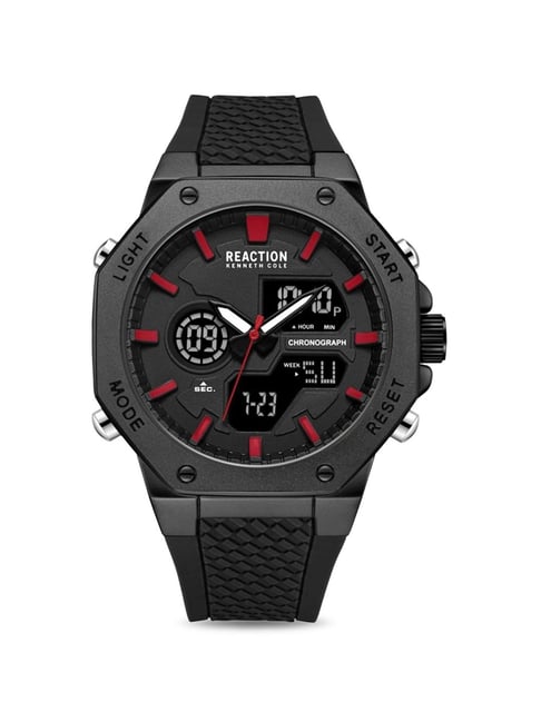 Reaction Kenneth Cole KRWGP9005704 Analog-Digital Watch for Men