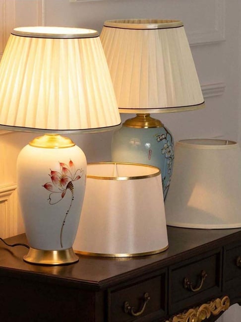 Whispering Homes White Colette Decorative Table Lamp-picture-28