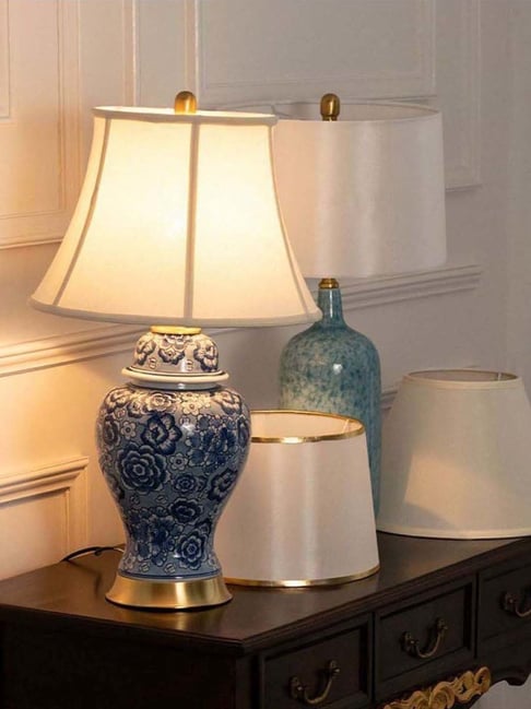 Whispering Homes Blue Ellis Decorative Table Lampfor Living Room-picture-31