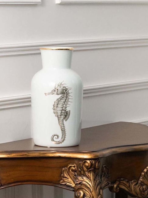 Whispering Homes White Ancor Decorative Ceramic Temple & Ginger Jar-picture-46