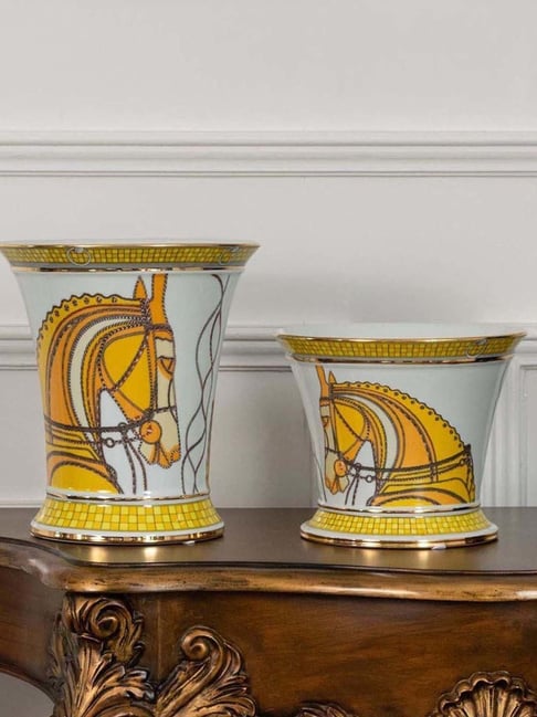 Whispering Homes Yellow Arkle Decorative Ceramic Temple & Ginger Jar - Small-picture-40