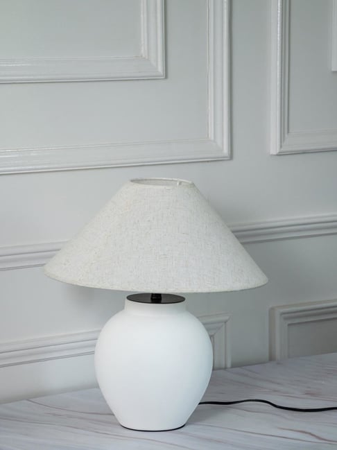 Whispering Homes White Karly Lamp for Home Decor-picture-32