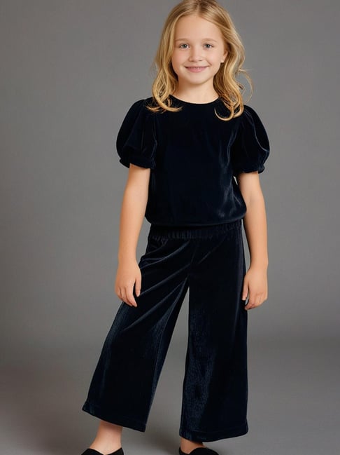 Cherry Crumble By Nitt Hyman Kids Black Regular Fit Top-picture-35