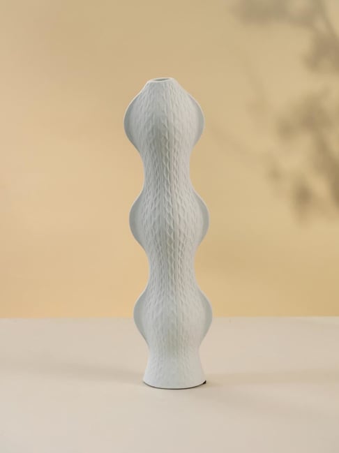 Whispering Homes White Renee Ceramic Vase-picture-37