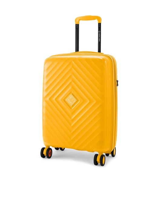 Buy Nasher Miles Antwerp Cabin Luggage Yellow Trolley Bag Online