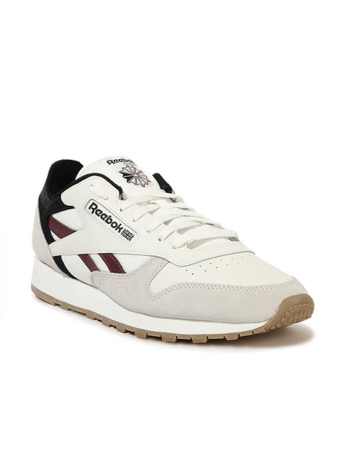 Reebok Men's Classic Cream Running Shoes