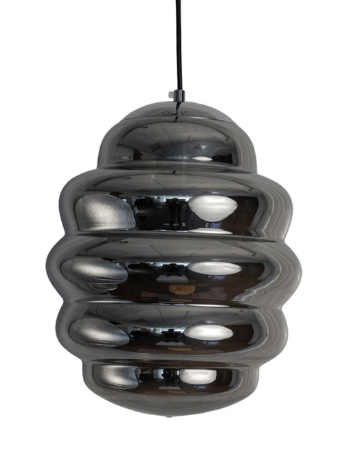 Whispering Homes Cognac Smoky Glass Pendant Lamp-picture-27