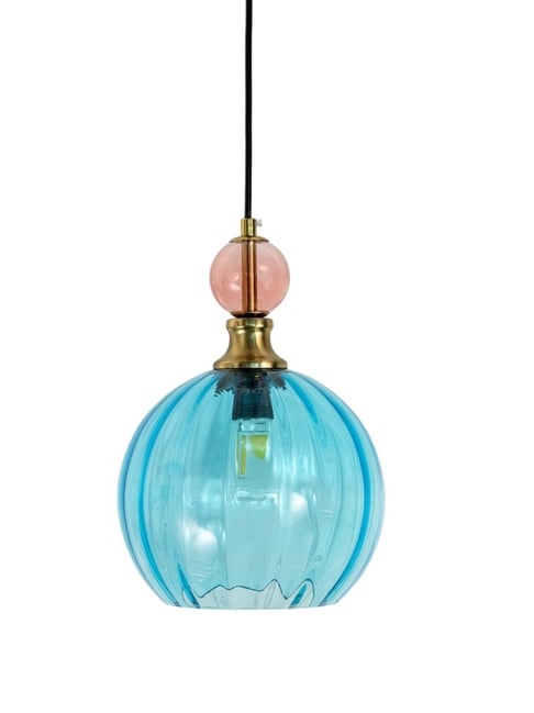 Whispering Homes Danish Glass Ball Chandelier - Purple-picture-23