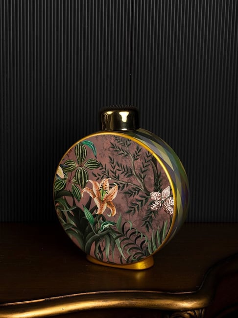 Whispering Homes Floral Ceramic Jar - Small-picture-34