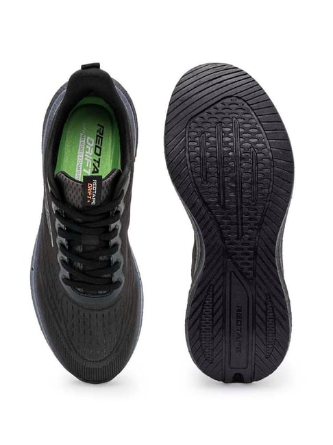 Red Tape Men's Drift Black Running Shoes
