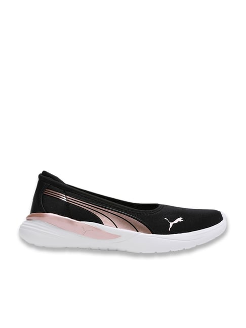 Puma Women's Evelyn Softride Black Walking Shoes