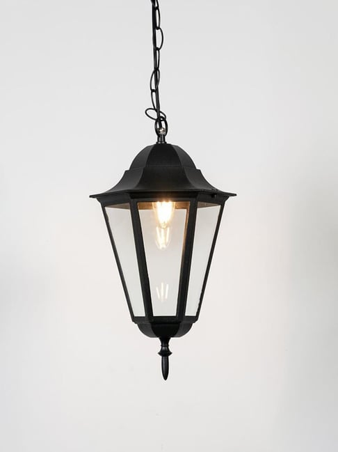 Whispering Homes Black Metal Paris Outdoor Hanging Light - Large-picture-33
