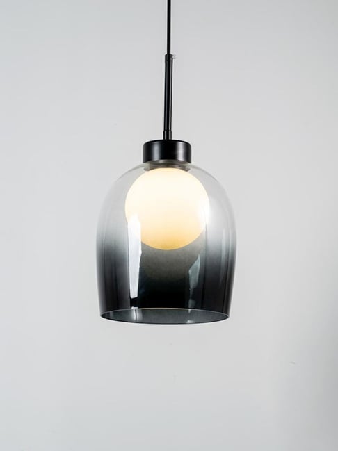 Whispering Homes White Postmodern Bell Glass Pendant light-picture-22