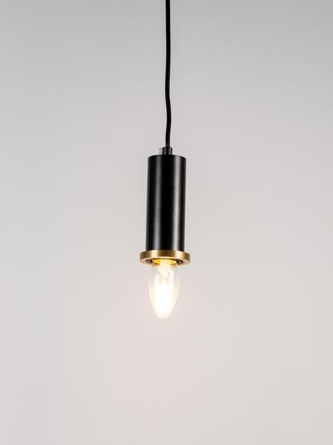 Whispering Homes Black Metal Long Chic Pendant Light-picture-48