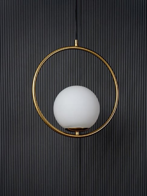 Whispering Homes White Frosted Glass Pendant Light-picture-28