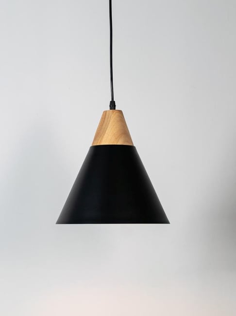 Whispering Homes Black Metal Empire Pendant Light-picture-11