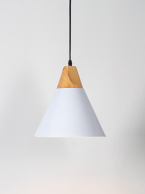 Whispering Homes White Metal Empire Pendant Light-picture-13