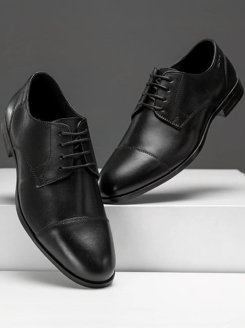 Red Tape Men's Black Derby Shoes-picture-29