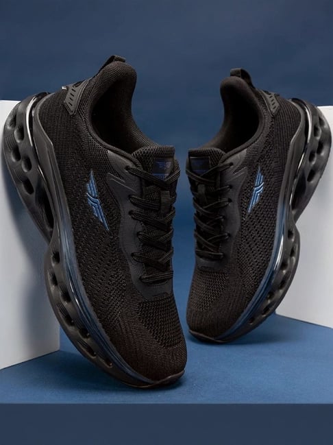 Red Tape Men's Urban Kicks Black Walking Shoes