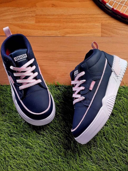 Asian Women's Navy Sneakers