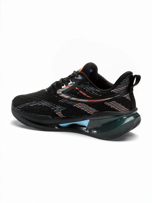 Asian Men's Black Running Shoes