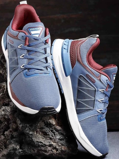 Asian Men's Blue Running Shoes