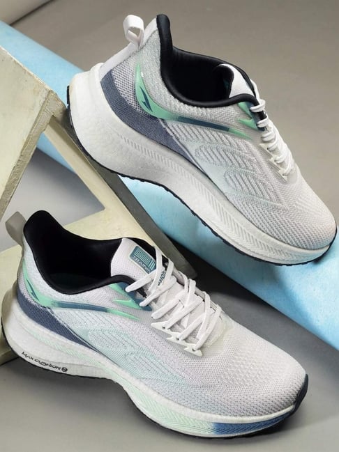 Asian Men's White Running Shoes