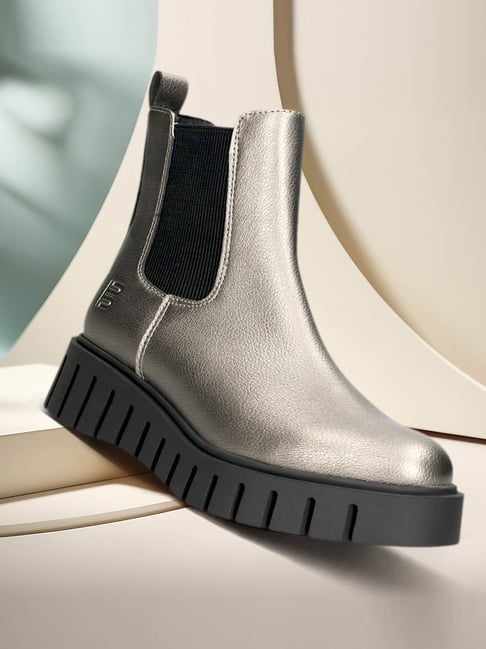 Bagatt Women's Benisha Grey Chelsea Boots