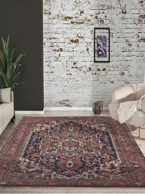 Obsessions Cream & Rust Classical Carpet - Large