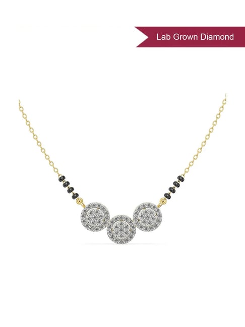 Emori 14k Yellow Gold & Lab Grown Diamond Reeha Mangalsutra