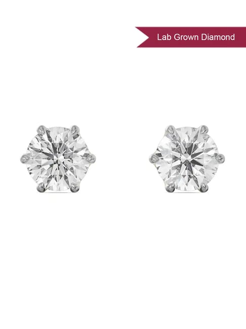 Emori 18k Yellow Gold & Lab Grown Diamond 0.70 CT Round Stud Earrings-picture-32