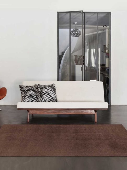 Obsessions Brown Polyester Solid Carpet - Extra Large-picture-47