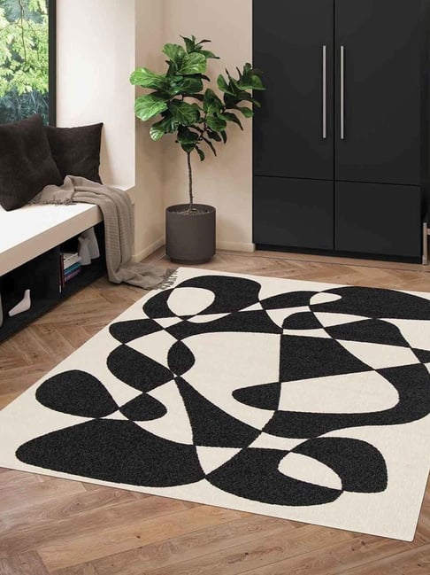 Obsessions Charcoal Grey Non Shedding Contemporary Carpet - Medium-picture-15