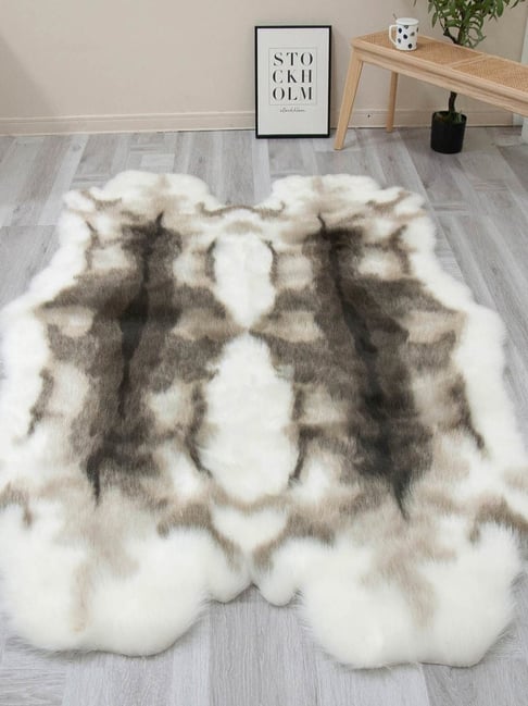 OBSESSIONS Brown Solid Machine Made Carpet - Medium (175 cm x 135 cm)-picture-14