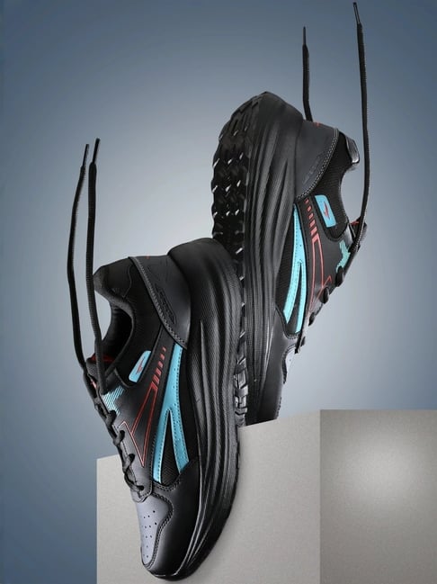 Asian Men's Black Running Shoes-picture-21