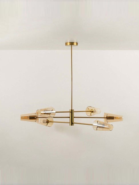 Whispering Homes Valentina-6 Linear Light - Gold