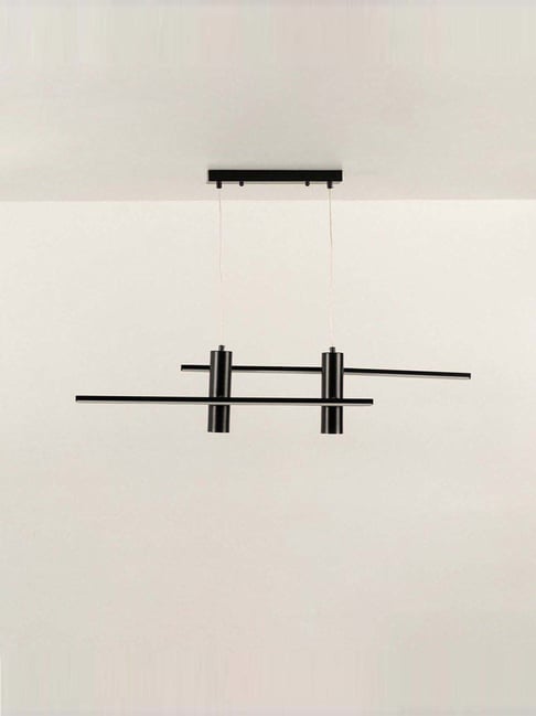 Whispering Homes Parallel 2-Light Chandelier - Black