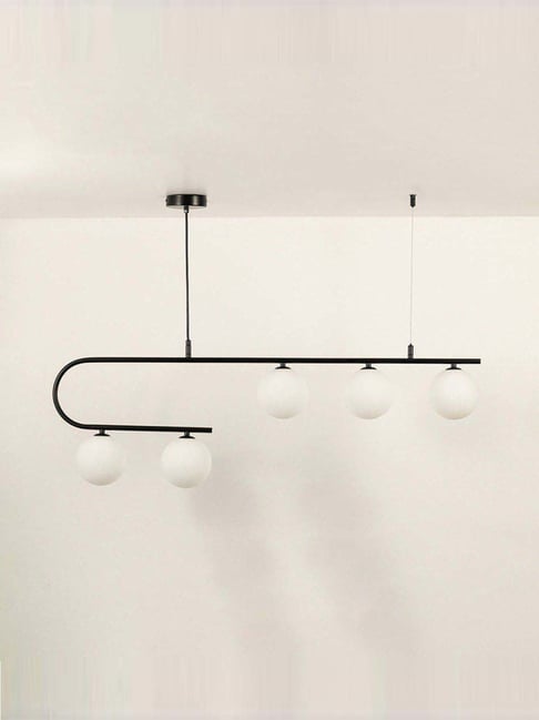 Whispering Homes Aball Island 5-Light Chandelier - Black