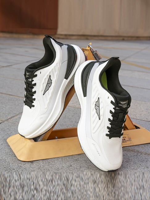 Red Tape Men's Urban Kicks White Black Running Shoes