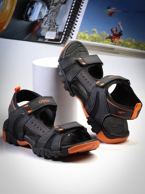 Asian Men VISTARA-17 Black Sandals-picture-27