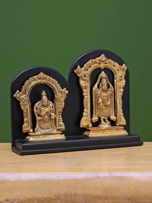Ekaa Handicrafts Gold Brass Padmavati Devi And Tirupati Balaji-picture-21